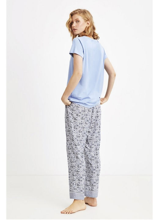 Catherine's Set De Pijamale Dama Pentru Vară Multicolor