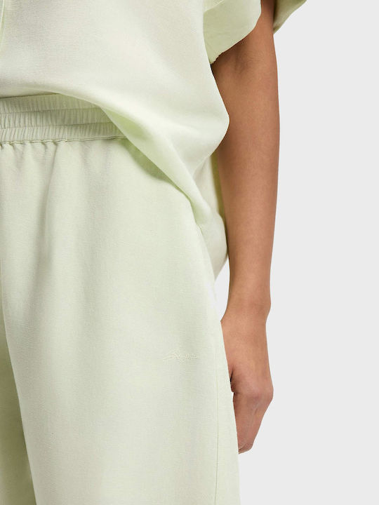 Women's Linen Trousers Pale Green