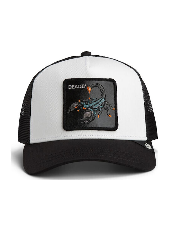 Jockey Deadly Scorpion Tarnmuster Schwarz Weiß Goorin Bros
