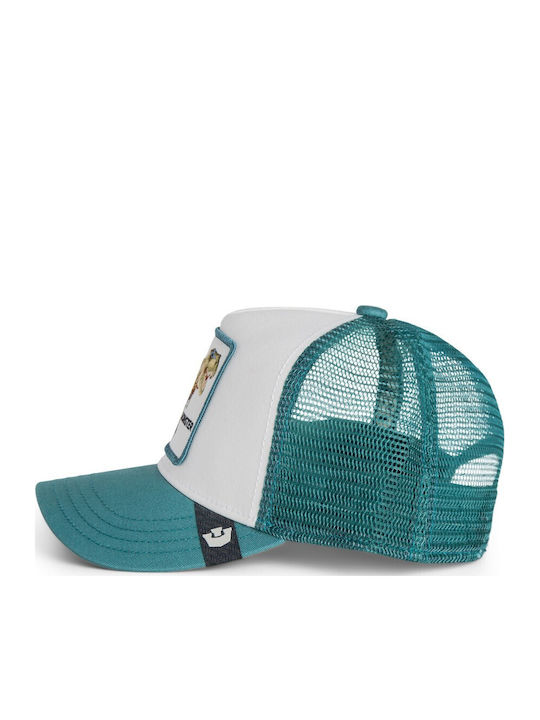 Kids Jockey Cap Monster T-rex Mini Dinosaur Petrol Goorin Bros