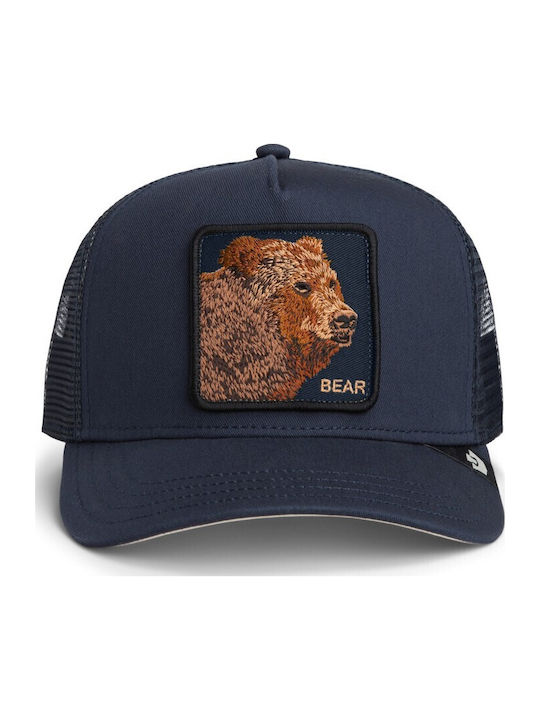 Pălărie Jockey Copii Bear Mini Albastru Urs Albastru Goorin Bros Pălărie Jockey Copii Bear Mini Albastru Urs Albastru Goorin Bros