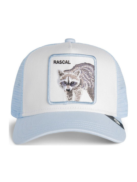 Kids Jockey Cap Rascal Raccoon Mini Raccoon Light Blue Goorin Bros Kids Jockey Cap Rascal Raccoon Mini Raccoon Light Blue Goorin Bros