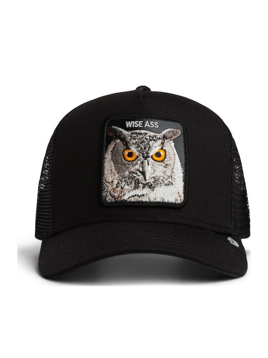 Jockey Hat Wise Ass Owl Black Goorin Bros Jockey Hat Wise Ass Owl Black Goorin Bros