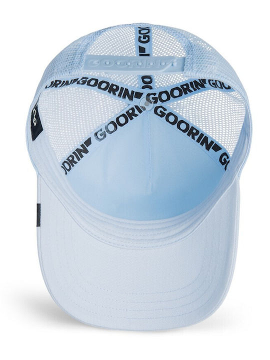 Kids Jockey Cap Rascal Raccoon Mini Raccoon Light Blue Goorin Bros