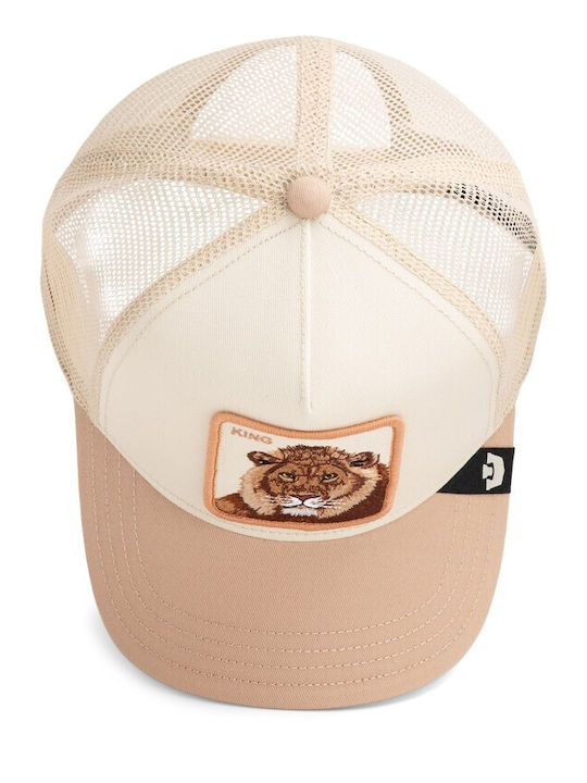 Jockey King Trucker Lion Beige Goorin Bros