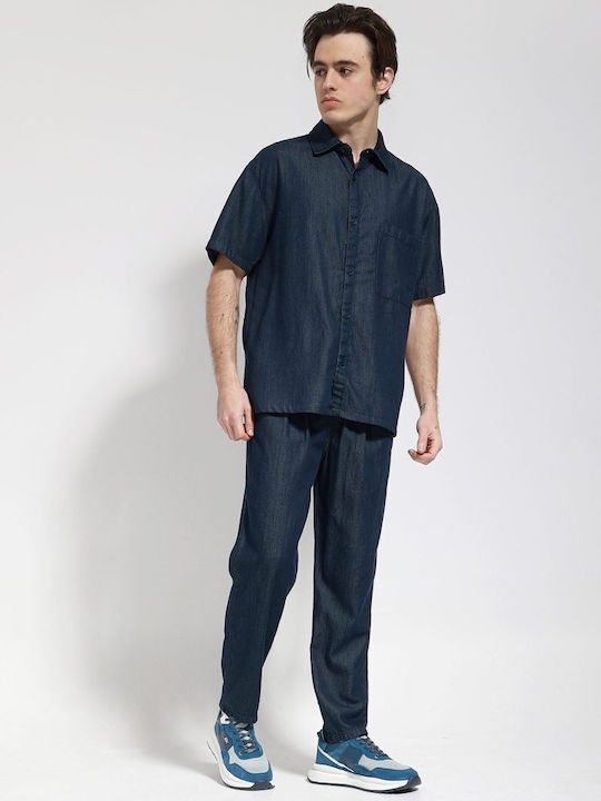 Short Sleeve Shirt Regular Fit Dark Blue