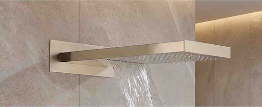 Naron Elektrisches Gitarren Mischpult Für Eingebaute Wasserhähne Für Dusche 3 Ausgänge Gebürstetes Gold