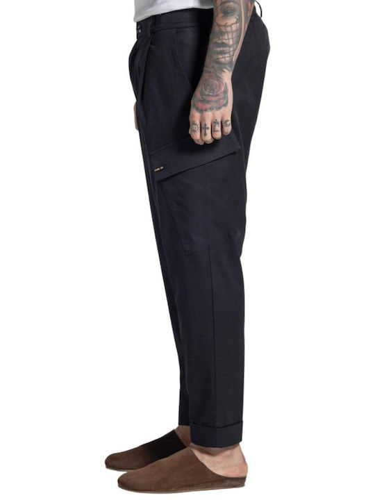 Παντελόνι Cargo σε Loose Εφαρμογή Black