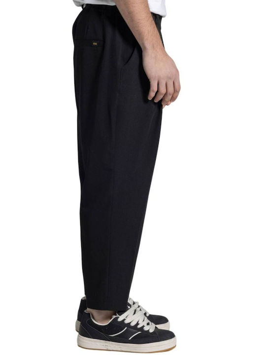 Παντελόνι σε Loose Εφαρμογή Black