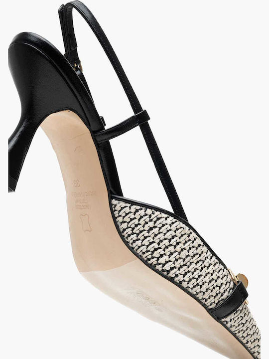 Leather White Heels KG 738-92