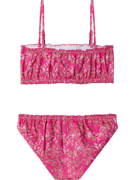 Pepe Jeans Ditsy Kids Swimwear Set Deep Fuchsia