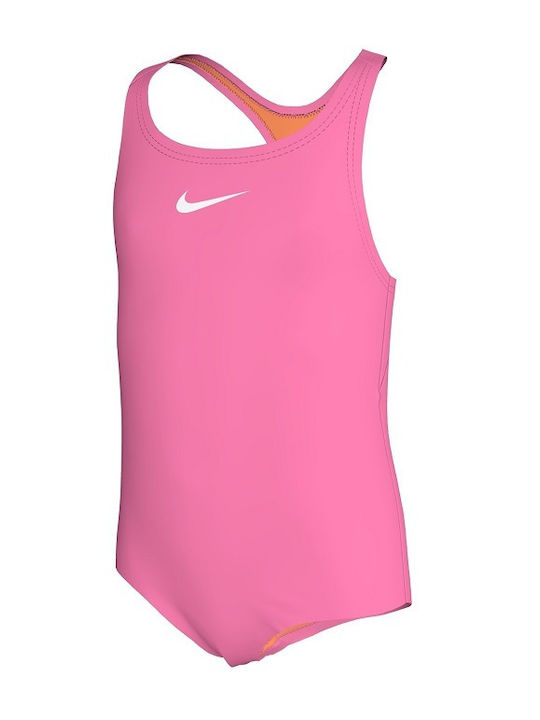 Nike Racerback Kids One-Piece Pink Swimwear Nike Racerback Kids One-Piece Pink Swimwear