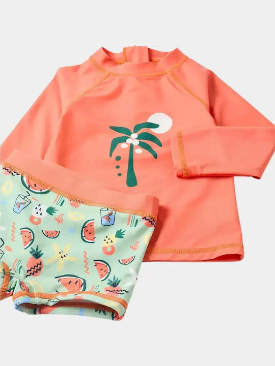 Zippy Costum de Baie pentru Copii Set Portocaliu