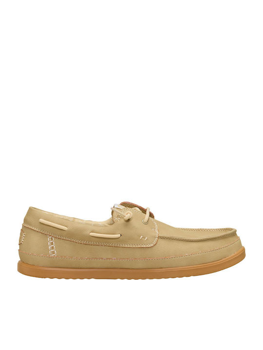 Men's Loafers In Beige Colour