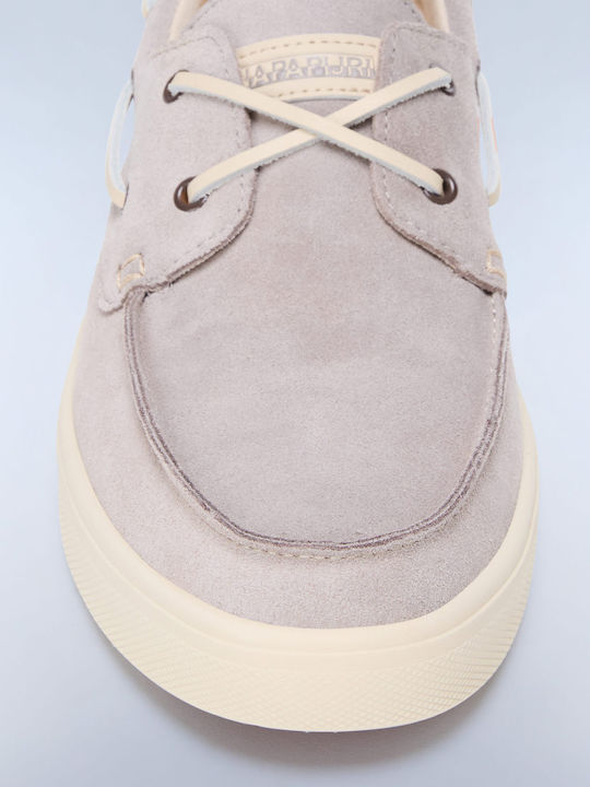 Suede Ανδρικά Loafers σε Μπεζ Χρώμα