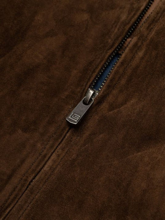 Leder Jacke Braun