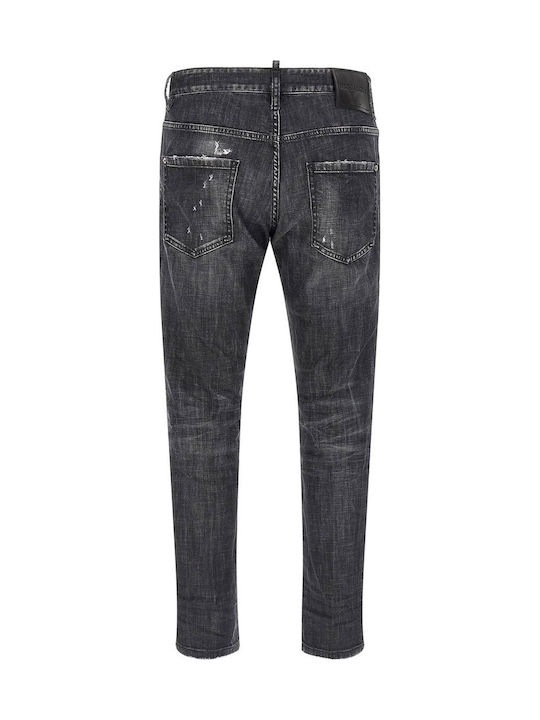 Dsquared2 Men's Elastic Black Jeans Pants