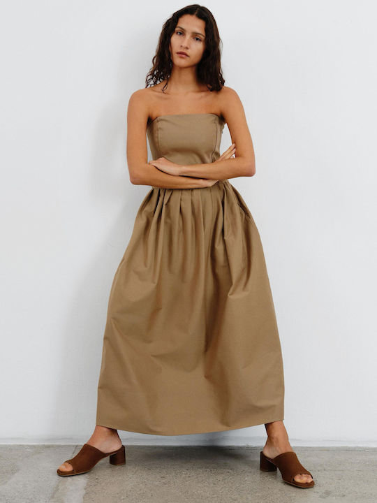 Piper Mules With Low Heel In Brown Colour
