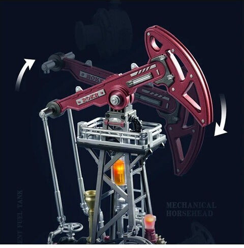 Robotime Cgl03 Rokr Industrial City Oil Extractor 127pcs