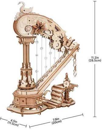 Robotime Amk71 Rokr Magic Harp 350pcs