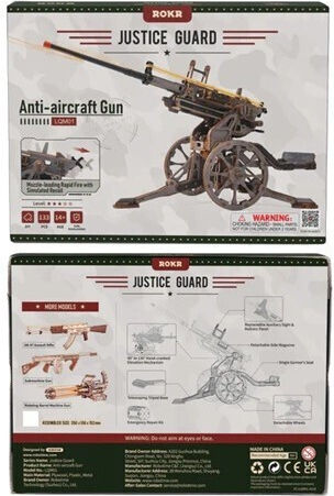 Robotime Lqm01 Rokr Antiaircraft Gun 133pcs