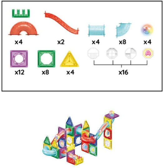 Μαγνητικό Παιχνίδι Κατασκευών για Παιδιά 3+ Ετών