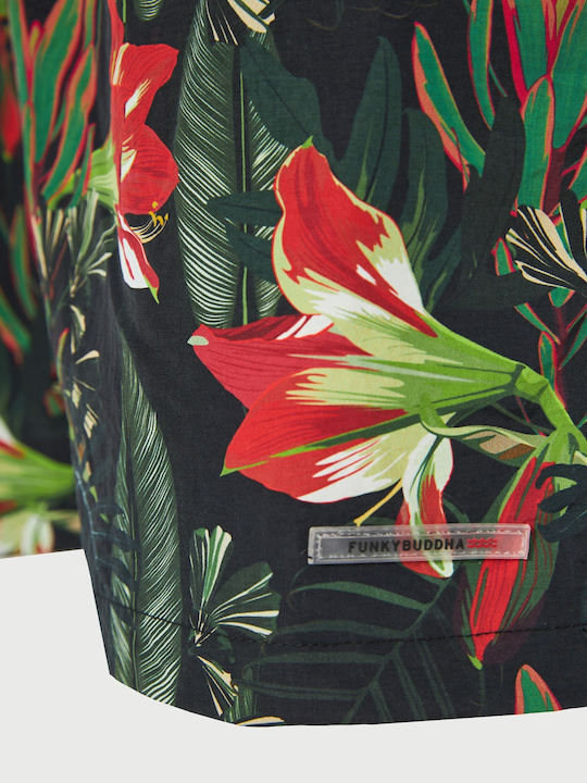 Ανδρικό Μαγιό Σορτς Μαύρο Floral