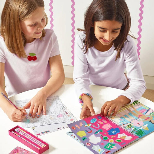 Floss & Rock Buntstifte Set 6 Farben Fashion Friends