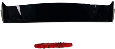 Car Rear Spoiler Roof Honda Jazz 2021+ Third Stop Black Glossy