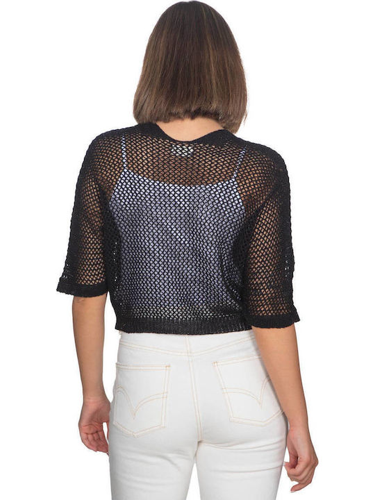 Μαύρο Με Lurex Γυναικείο Μπολερό