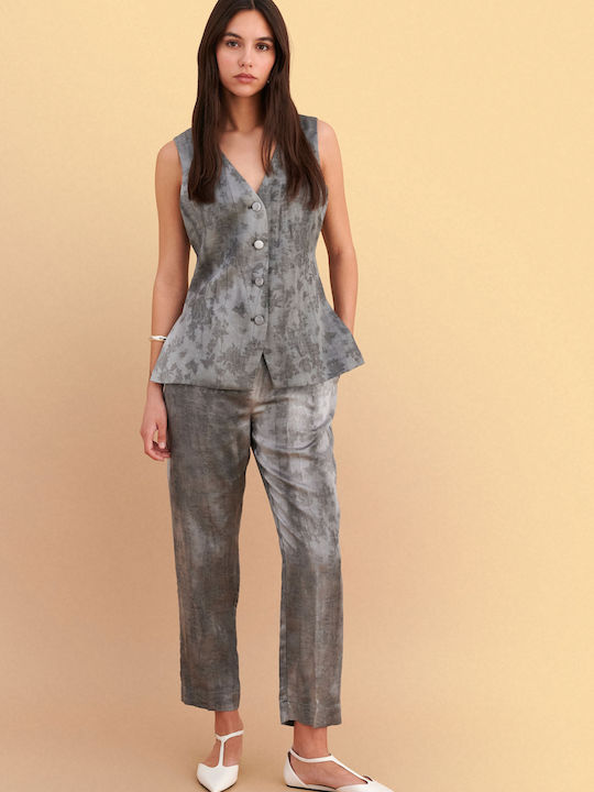 Gray Women's Vest