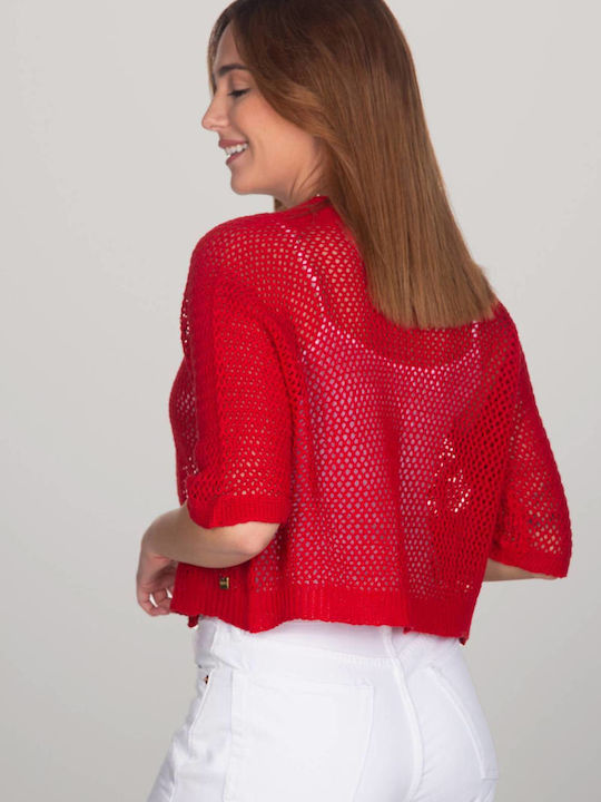 Red Women's Bolero