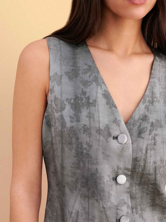 Gray Women's Vest