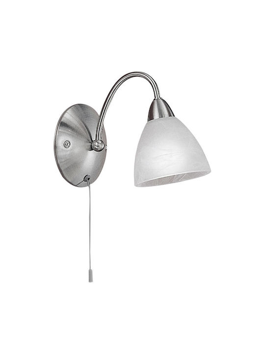 Eglo Eglo Wandleuchte mit E14 Fassung Silbern Eglo Eglo Wandleuchte mit E14 Fassung Silbern