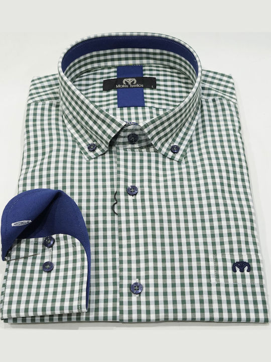 Μακρυμάνικo Πουκάμισο White/green