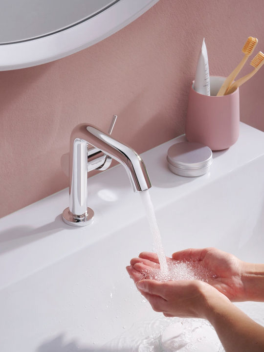 Hansgrohe Αναμεικτική Μπαταρία Νιπτήρα Κομμωτηρίου Ασημί