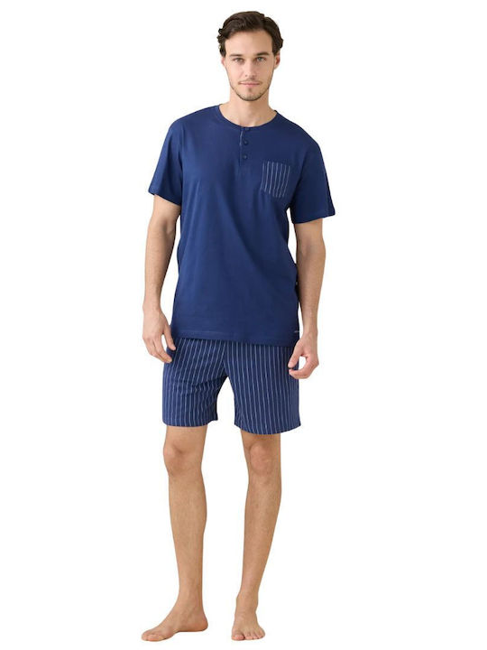 Noidinotte Summer Men's Pyjama Navy Blue