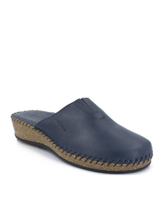 Anatomic Leather Women's Slippers Blue