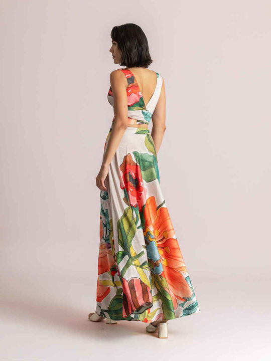 Maxi Skirt Floral Multicolour