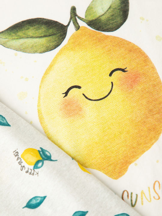 Minerva Kids Summer Pajama Lemon Minerva Kids Summer Pajama Lemon