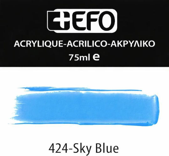 Efo Acrilic Acrilic Albastru Cer 75ml