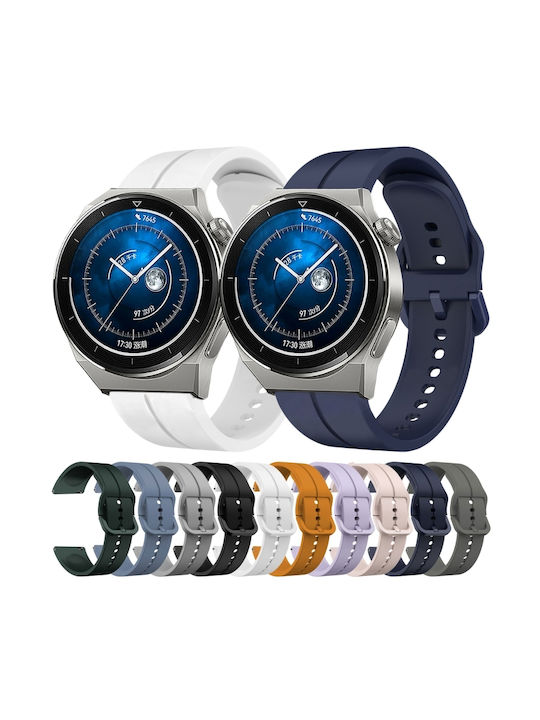 Silikon Band Gelb (Huawei Watch GT/GT Pro 2/3/4/5 / Ultimate 46mm)