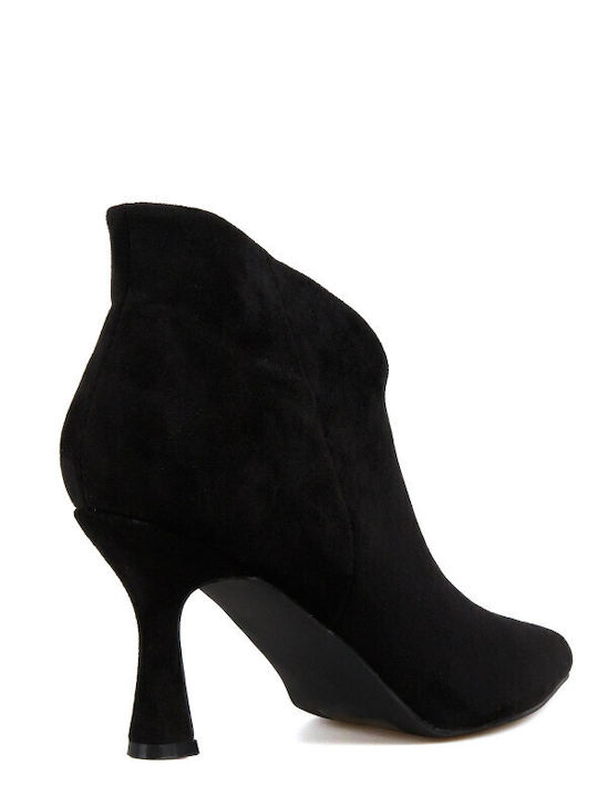 Suede Women's Ankle Boots Black