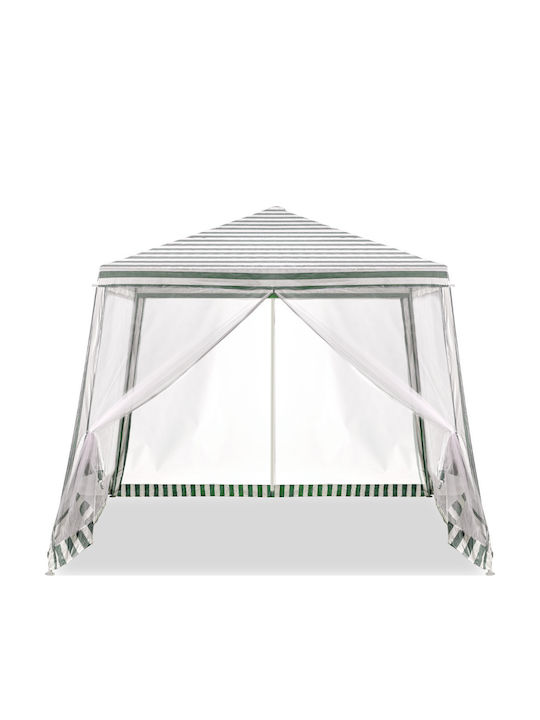 Foldable Garden Gazebo White 3x3m