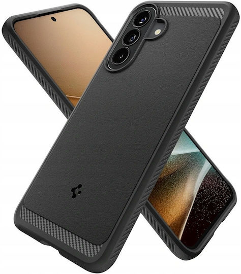 Spigen Robuste Armor Umschlag Rückseite Silikon Schwarz Galaxy A37