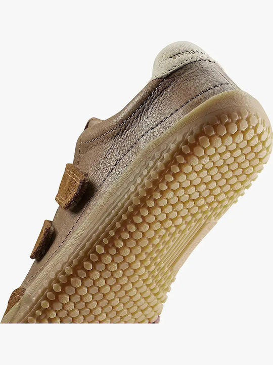Παιδικά Sneakers με Σκρατς Καφέ