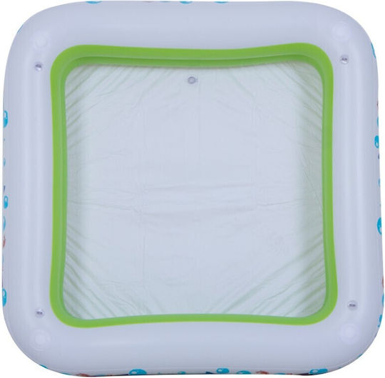 Children's Square Swimming Pool 240L Inflatable 143x143x123cm