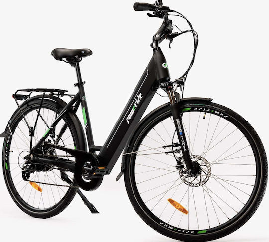 Velogreen Totem 28" Μαύρο Ηλεκτρικό Ποδήλατο Πόλης