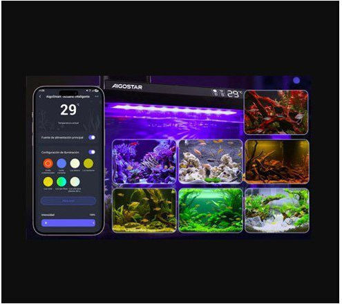 Nobleza Fish Aquarium Capacity 30l with Lighting 44x24x28.5cm