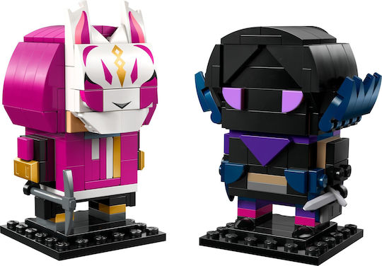 LEGO Brick Headz Fortnite Drift & Raven Фигури За 10+ Години 280 Бройки